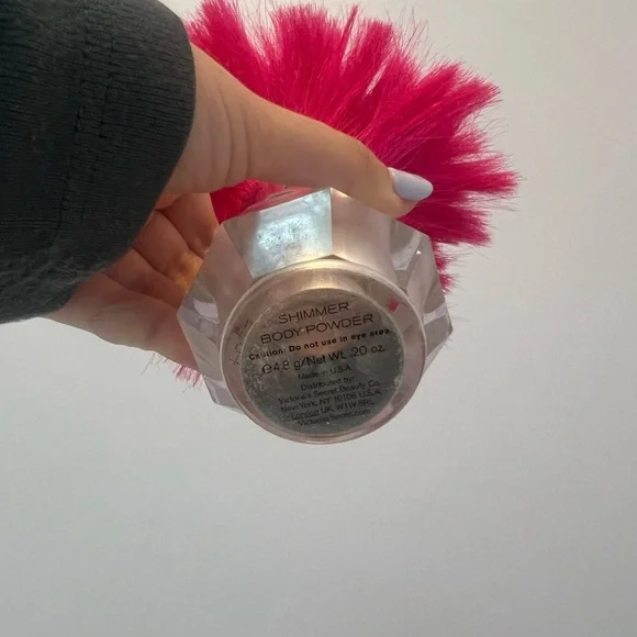 RARE USED victoria’s secret all that shimmers body glitter powder pink scented